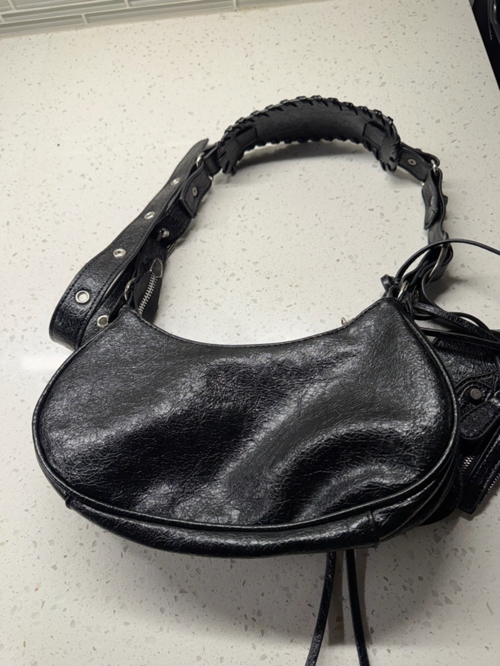 Balenciaga Le Cagole XS Shoulder Bag with Mirror Charm - Picture 3 of 7